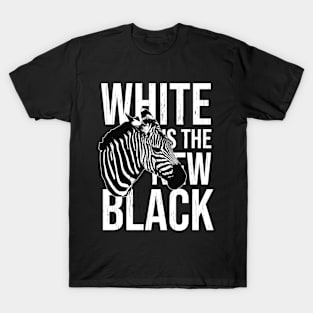 Zebra - White Is The New Black T-Shirt